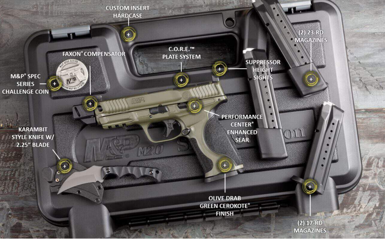 Pistolet SMITH & WESSON M&P9 M2.0 Metal - Performance Center - Spec Series 2023 - 9x19 mm
